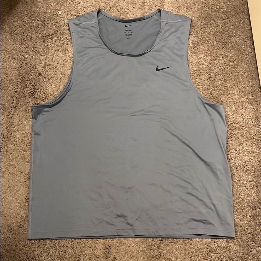Nike Gray Athletic Tank Top Performance Wear